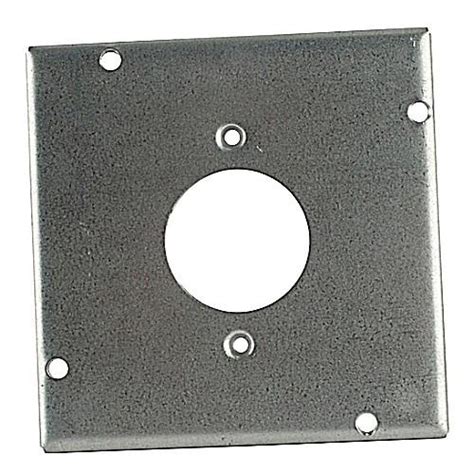 4.5 x 4.5 x 2 gray steel outlet box|htwd outlet box covers.